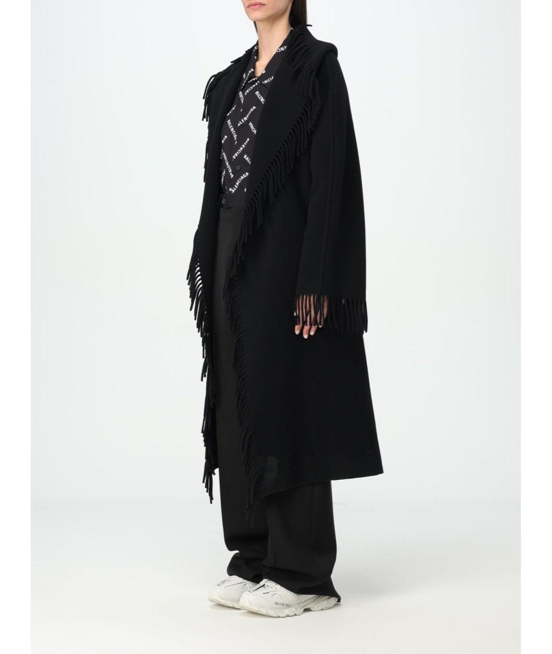 BALENCIAGA Черное пальто, фото 2