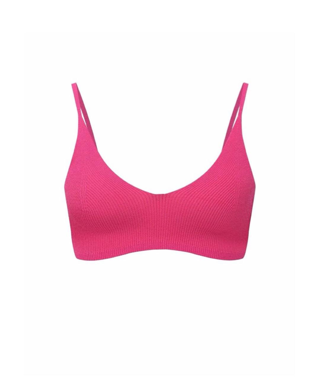 JACQUEMUS Фуксия вискозная майка, фото 1