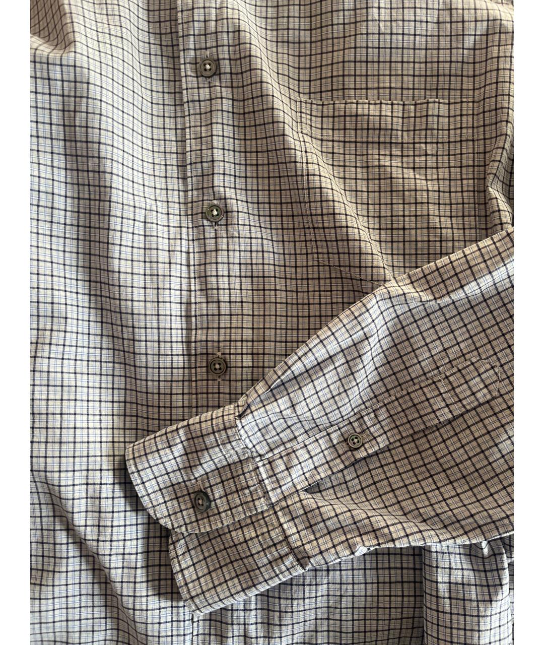 ERMENEGILDO ZEGNA XXX Серая хлопковая кэжуал рубашка, фото 4