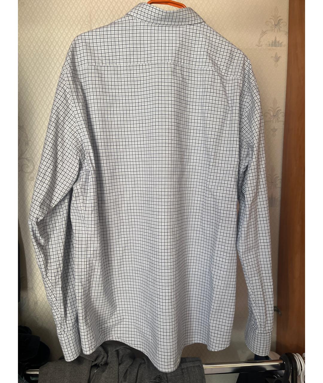 ERMENEGILDO ZEGNA XXX Серая хлопковая кэжуал рубашка, фото 2