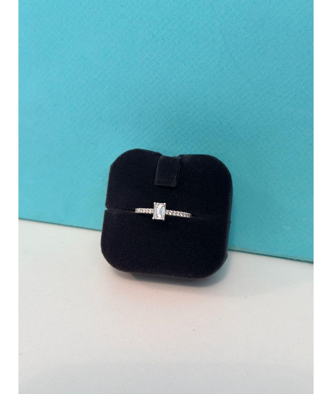 TIFFANY&CO Серебряное платиновое кольцо, фото 7