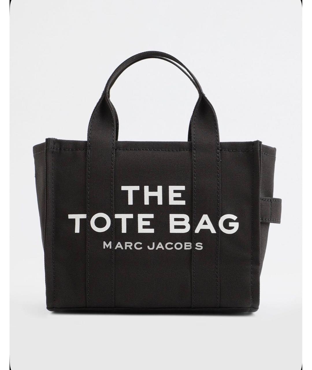 MARC JACOBS Черная тканевая сумка тоут, фото 6