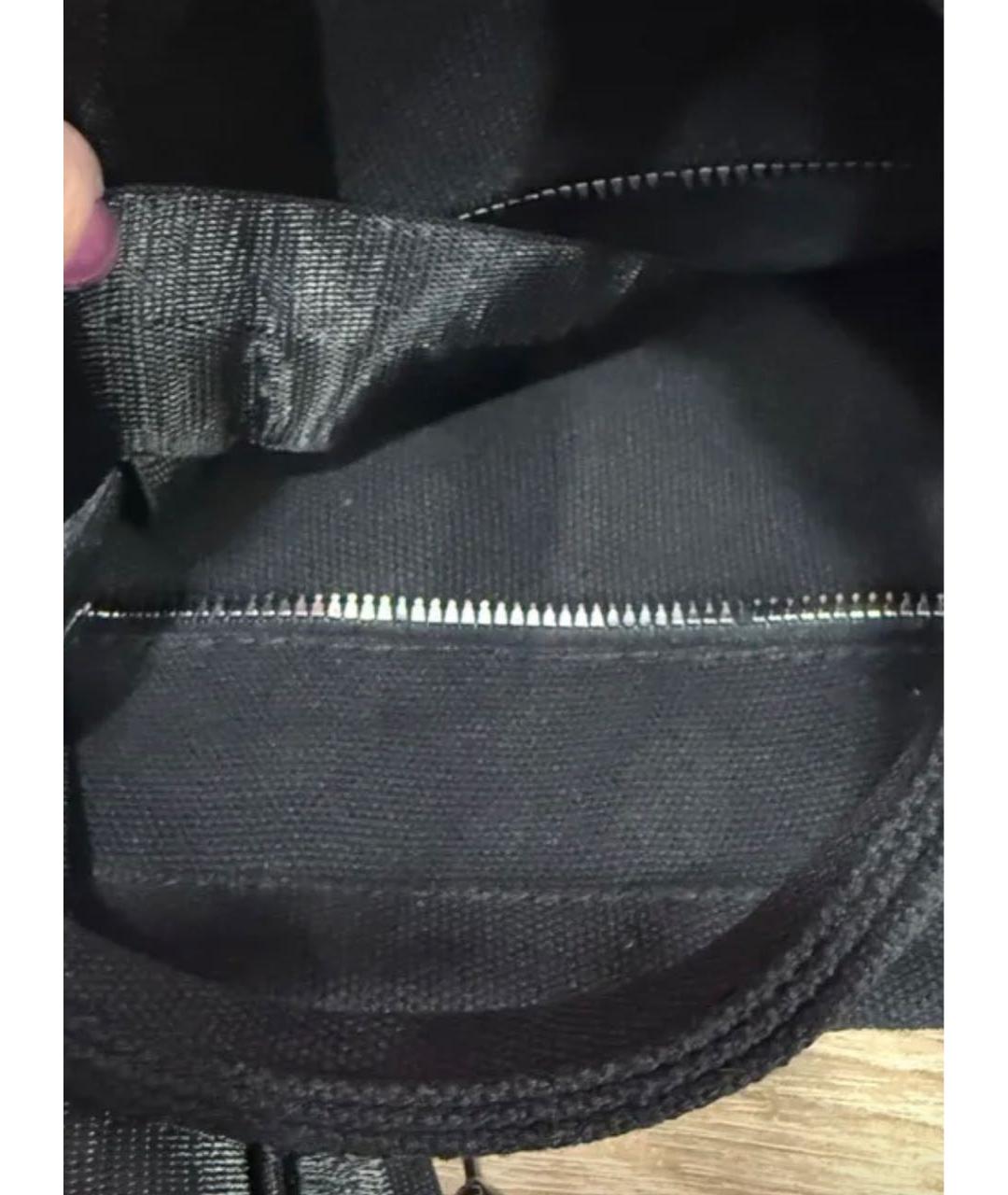 MARC JACOBS Черная тканевая сумка тоут, фото 7