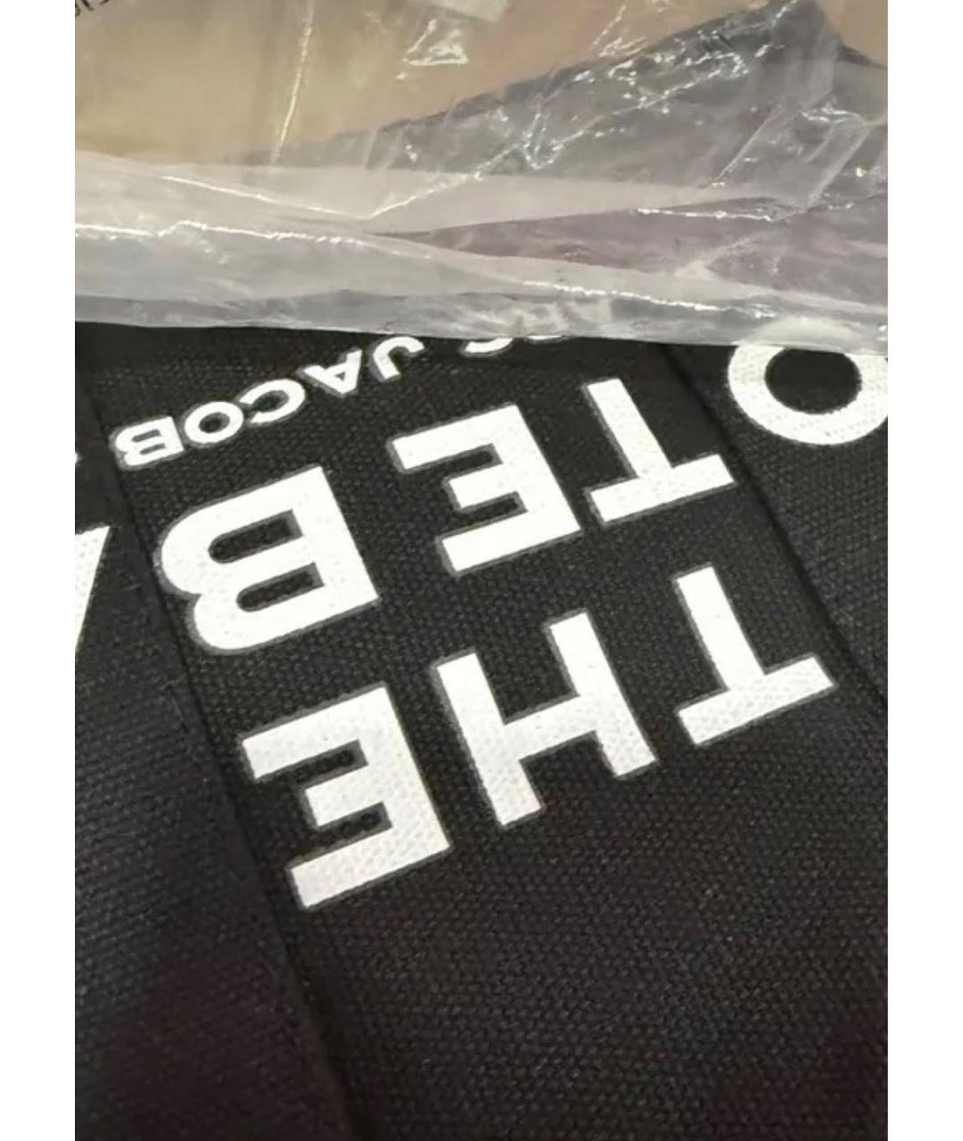 MARC JACOBS Черная тканевая сумка тоут, фото 3