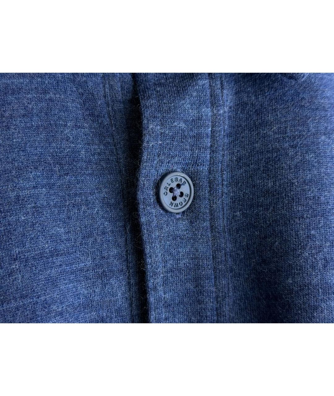 ORLEBAR BROWN Синее поло с длинным рукавом, фото 7