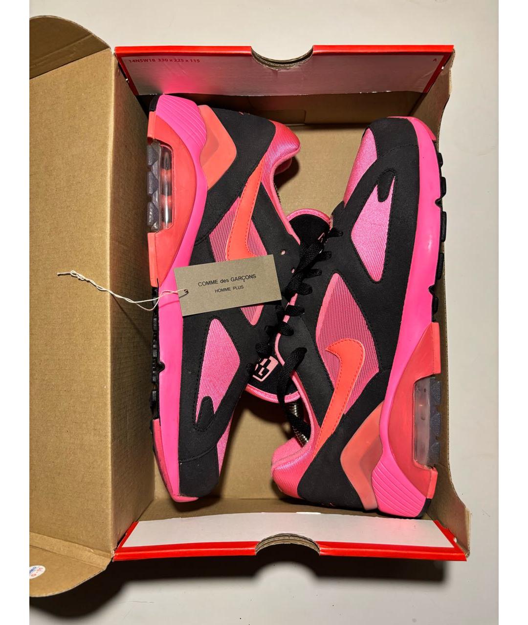 COMME DES GARÇONS HOMME PLUS Фуксия синтетические низкие кроссовки / кеды, фото 7