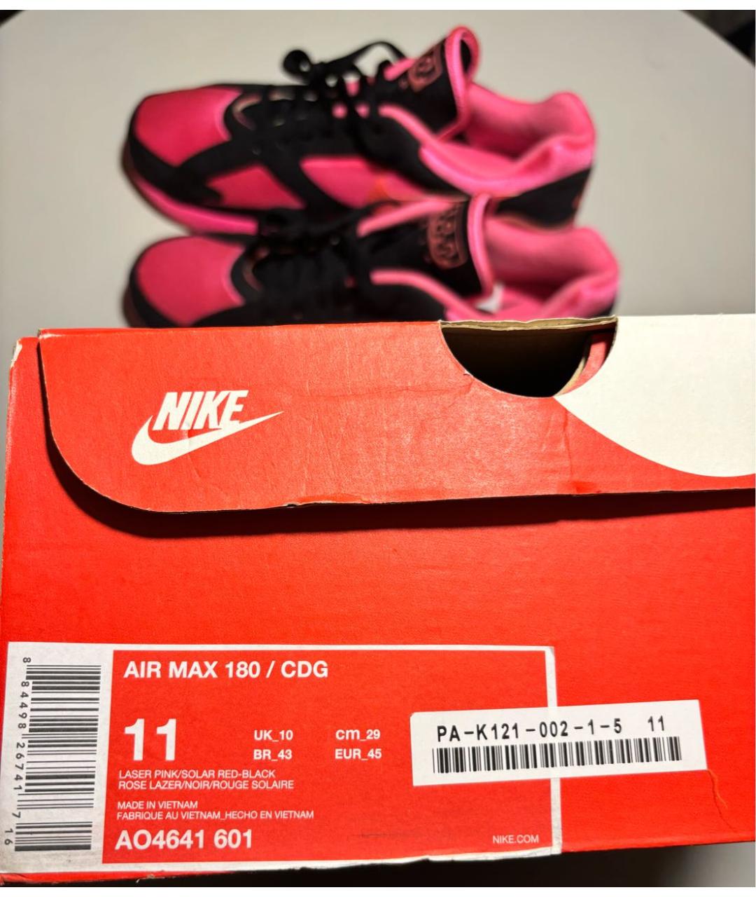 COMME DES GARÇONS HOMME PLUS Фуксия синтетические низкие кроссовки / кеды, фото 6