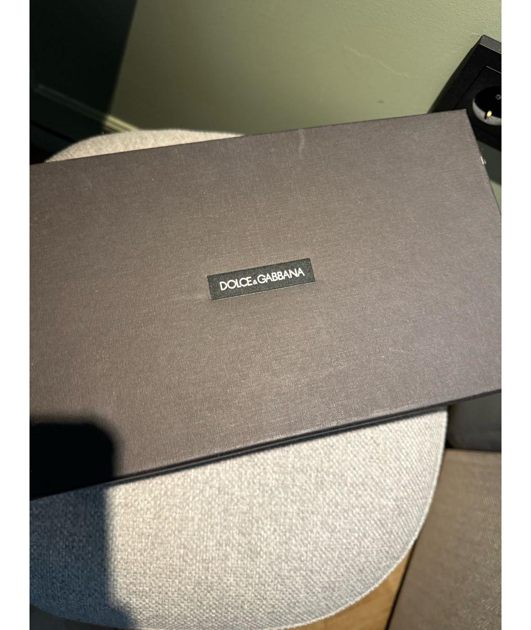 DOLCE&GABBANA Черные туфли из лакированной кожи, фото 5