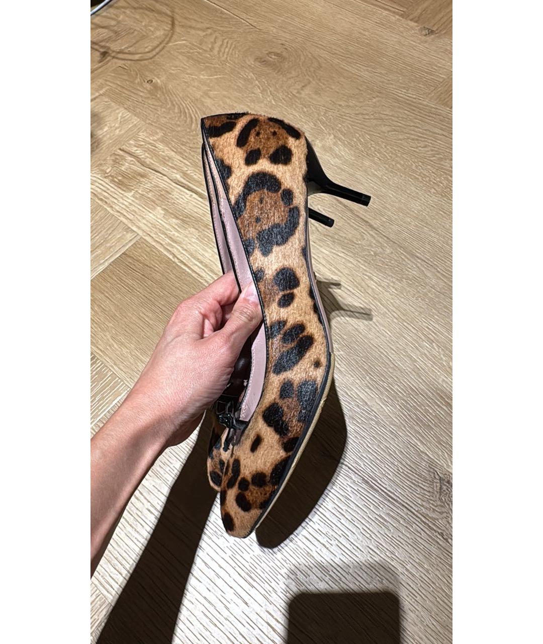 GUCCI Мульти кожаные туфли, фото 6