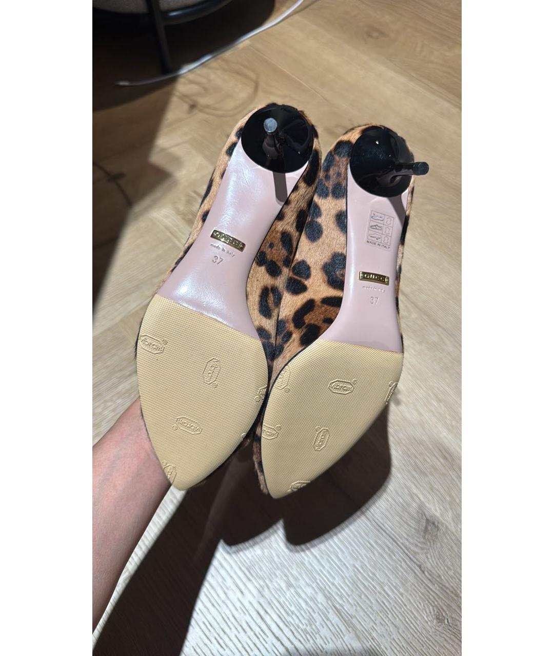 GUCCI Мульти кожаные туфли, фото 3