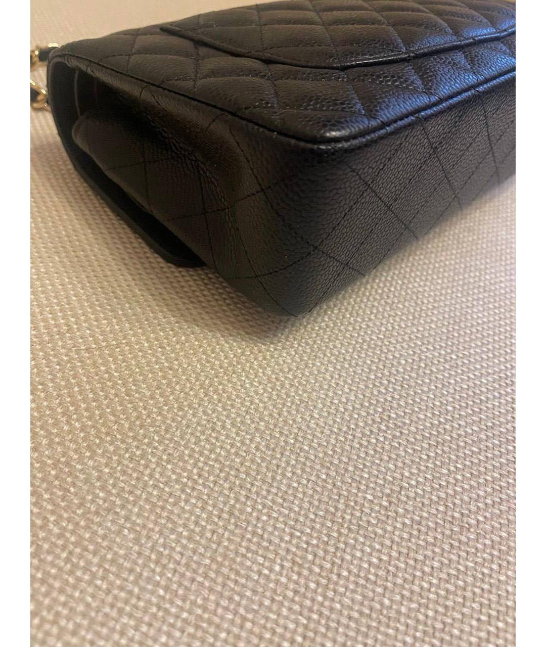 CHANEL Черная кожаная сумка через плечо, фото 2