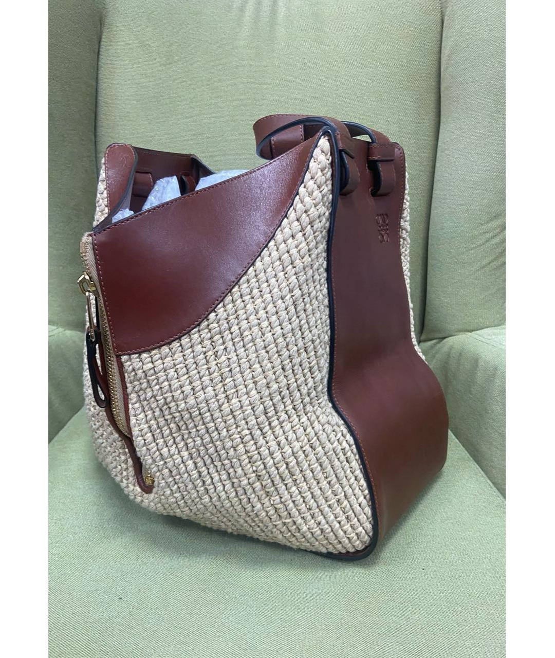 LOEWE Коричневая сумка тоут, фото 6