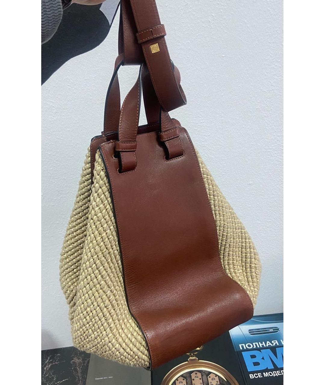 LOEWE Коричневая сумка тоут, фото 3