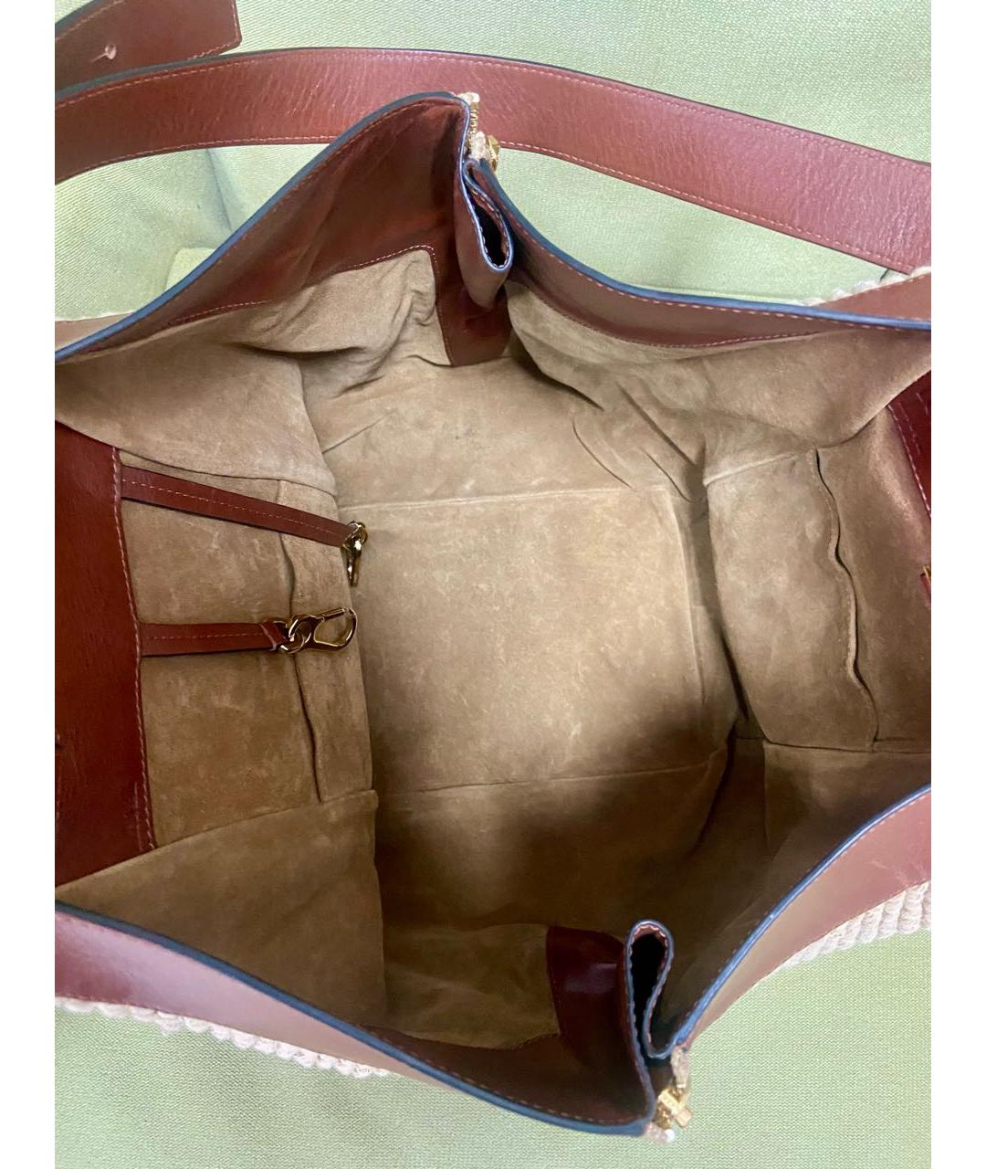 LOEWE Коричневая сумка тоут, фото 4