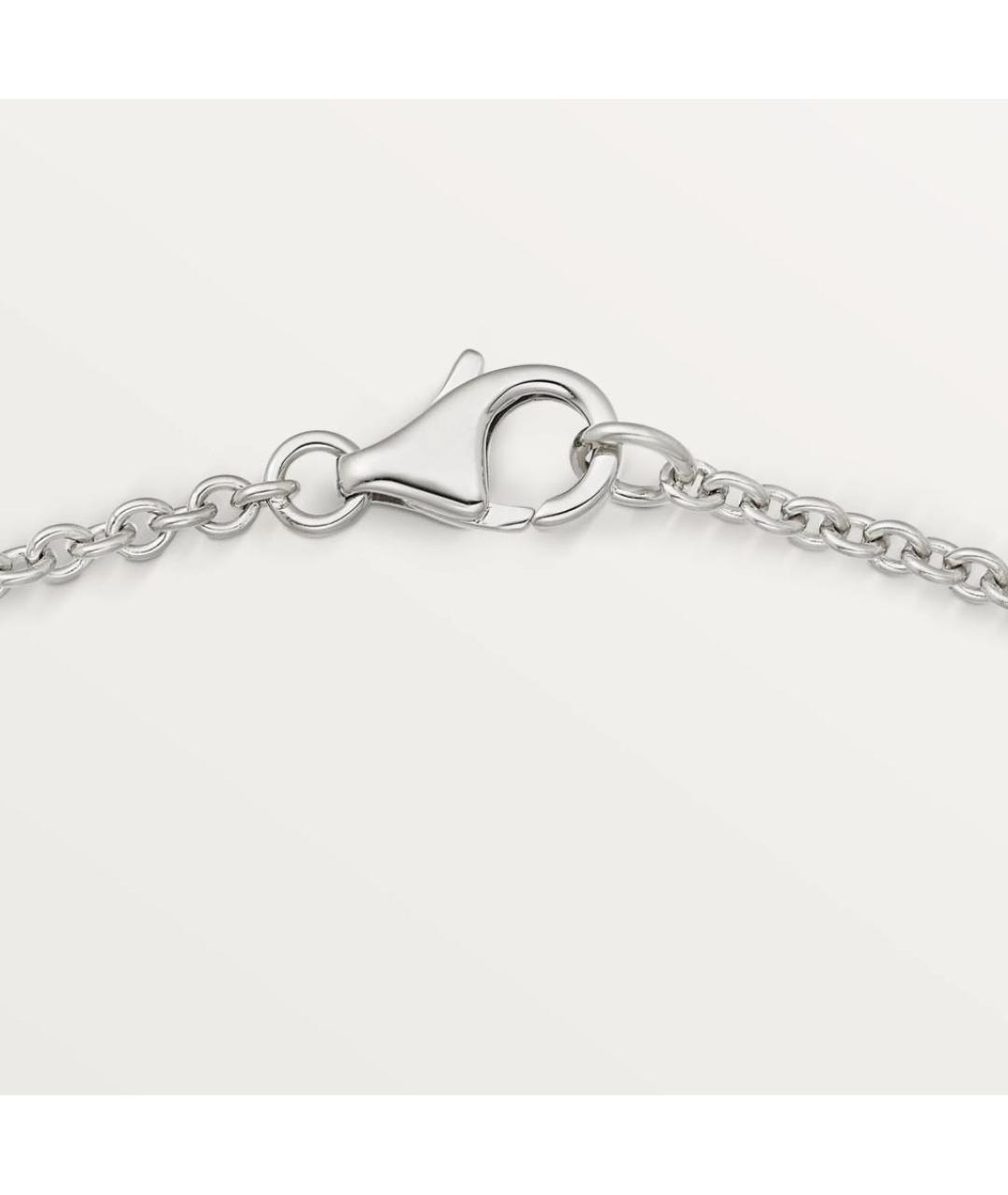 CARTIER Серебряное колье из белого золота, фото 3