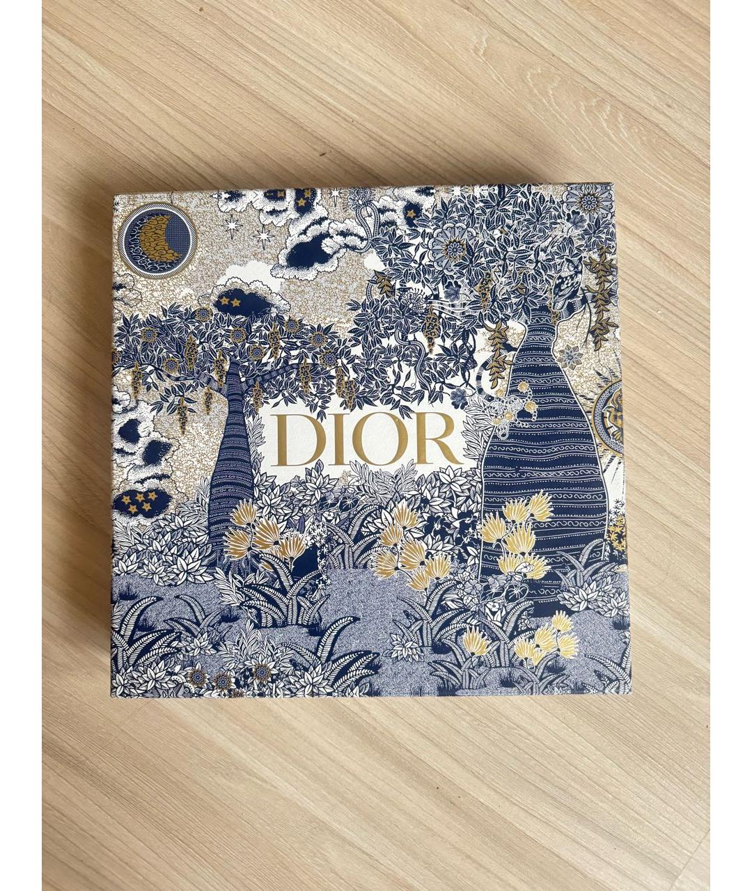 CHRISTIAN DIOR Темно-синий шелковый платок, фото 7