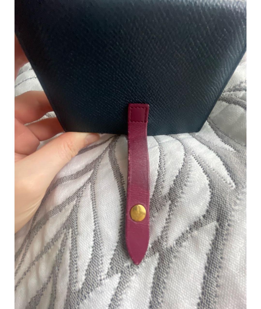 CELINE Темно-синий кожаный кардхолдер, фото 7