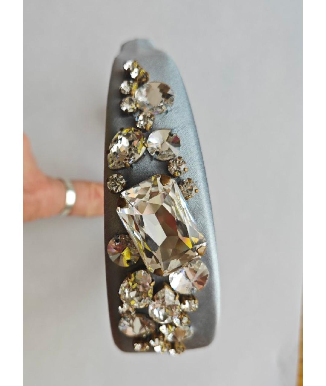 MIU MIU Голубой ободок, фото 4