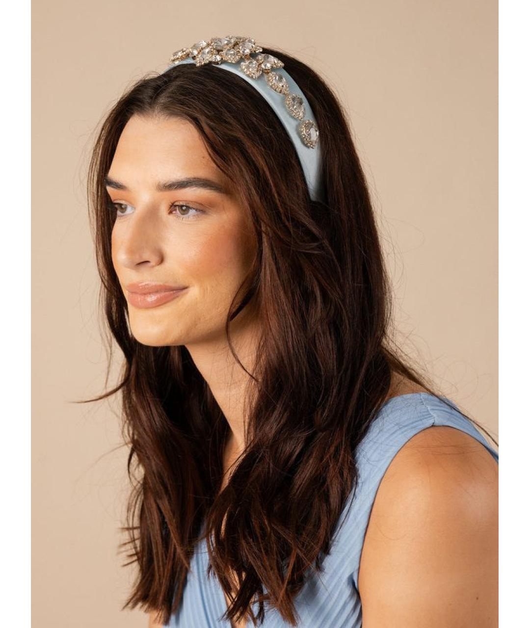 MIU MIU Голубой ободок, фото 9