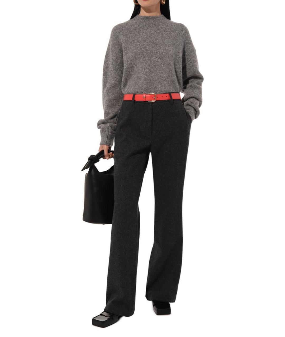 JACQUEMUS Черные кожаные лоферы, фото 2