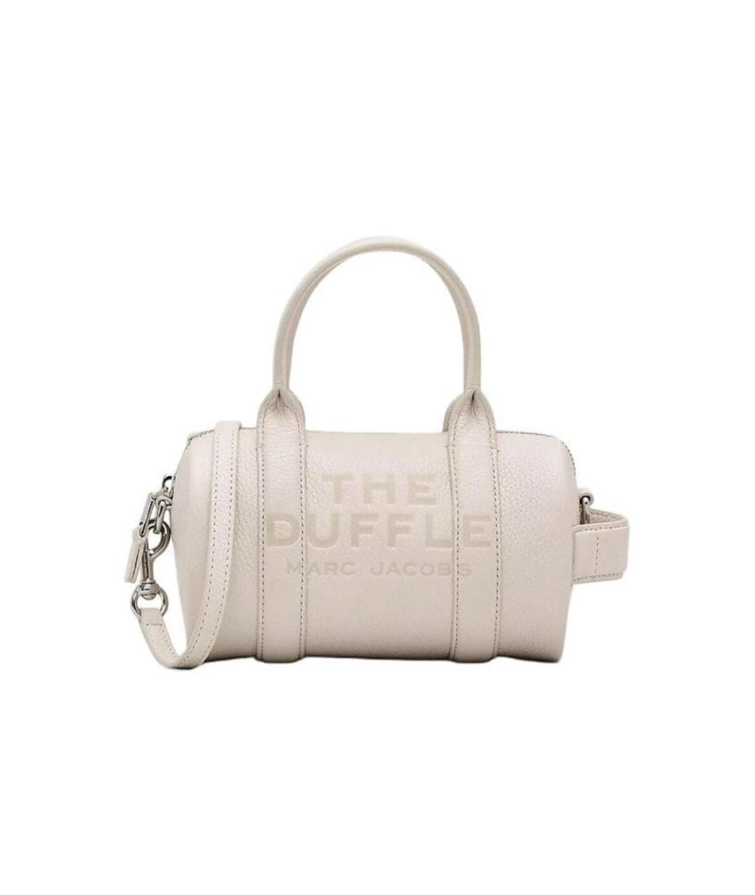 MARC JACOBS Белая кожаная сумка с короткими ручками, фото 9