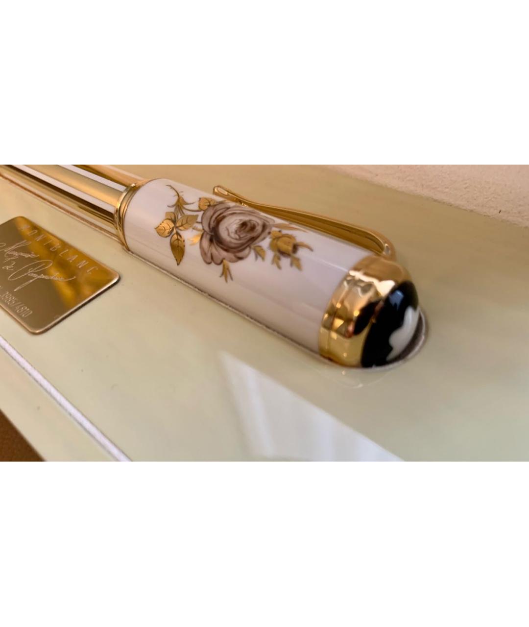 MONTBLANC Белая керамическая перьевая ручка, фото 5