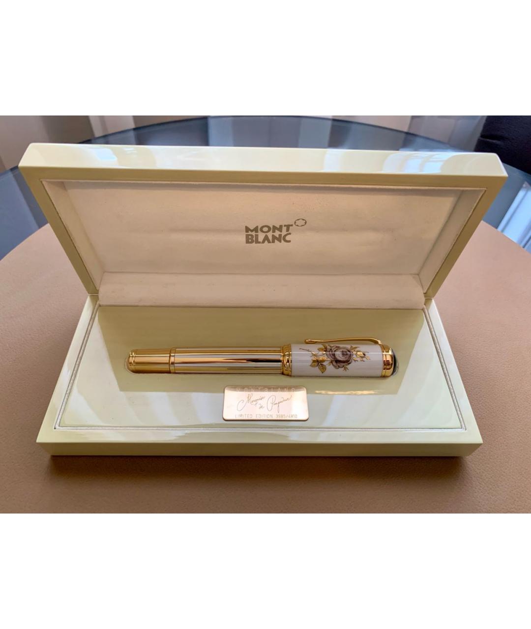 MONTBLANC Белая керамическая перьевая ручка, фото 6