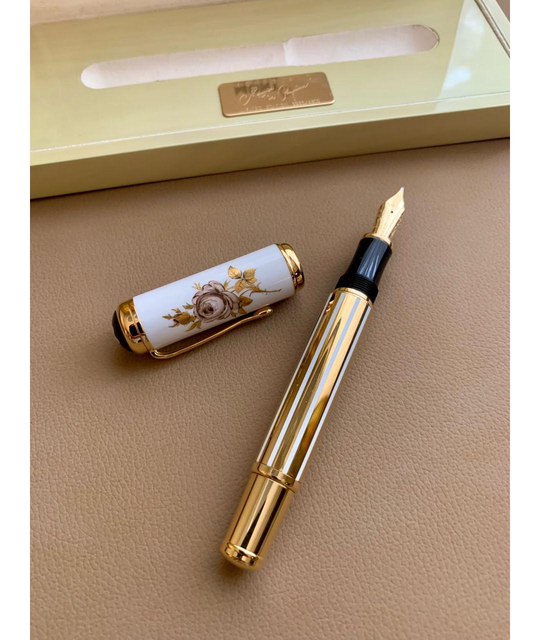 MONTBLANC Белая керамическая перьевая ручка, фото 3