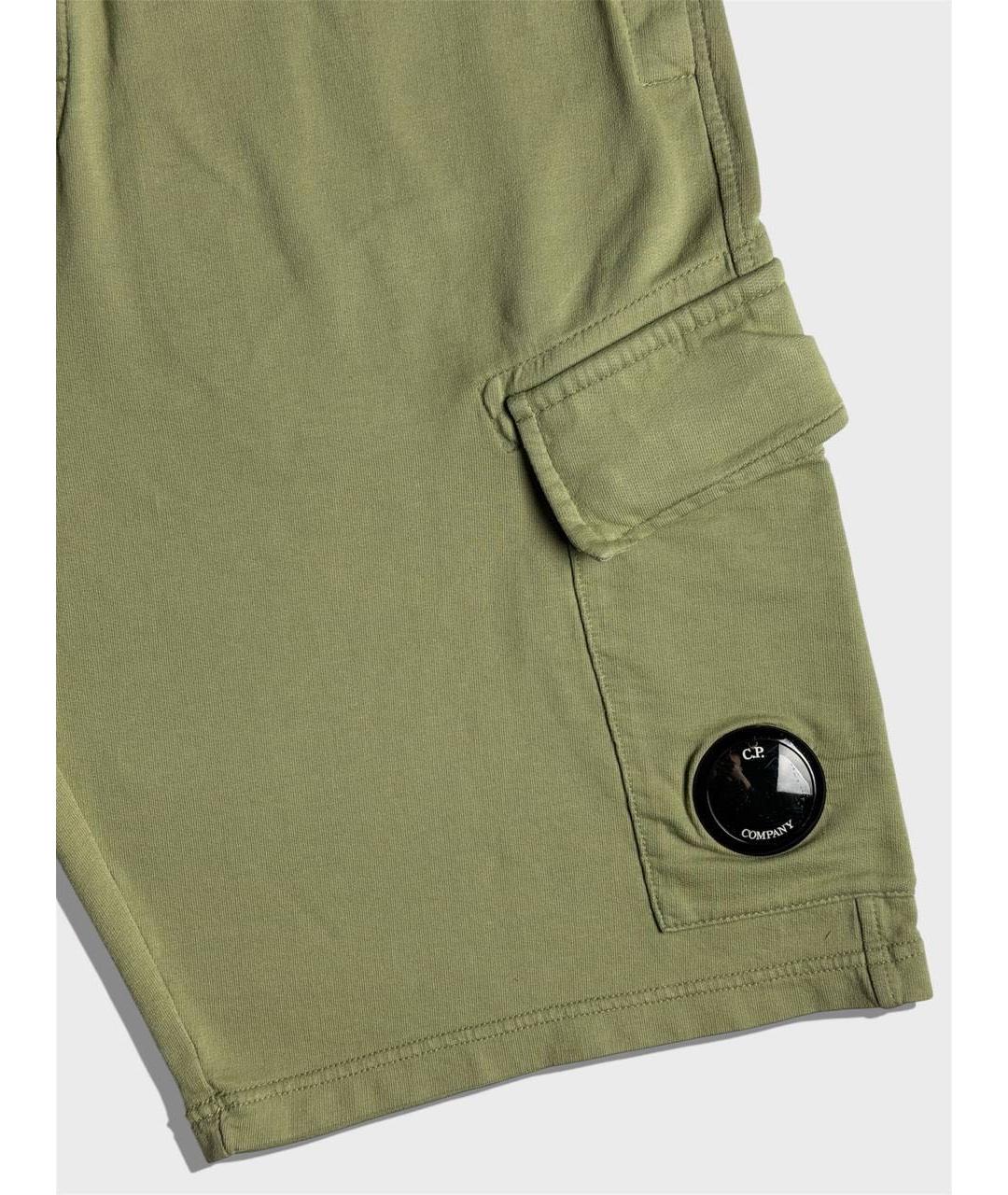 CP COMPANY Салатовые хлопковые шорты, фото 4