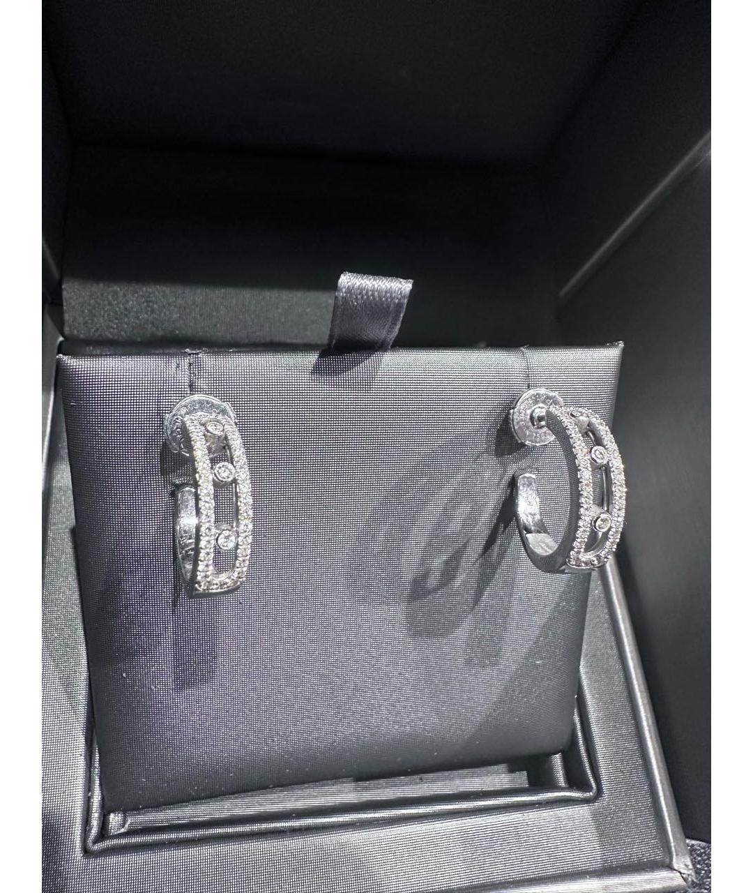 MESSIKA Серебряные серьги из белого золота, фото 7