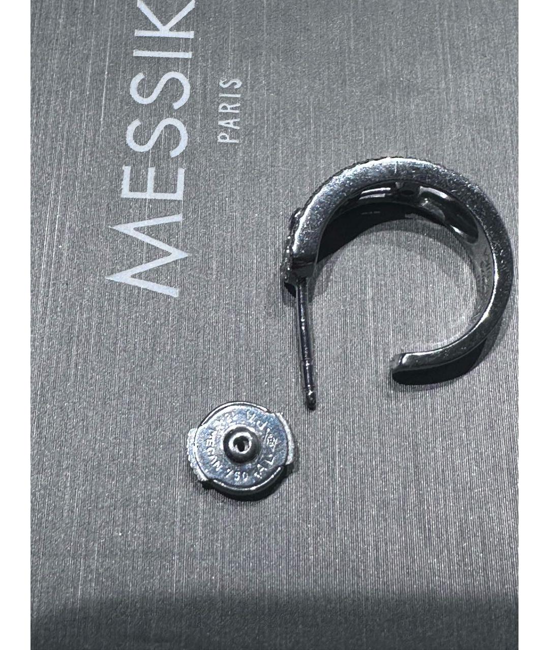 MESSIKA Серебряные серьги из белого золота, фото 3