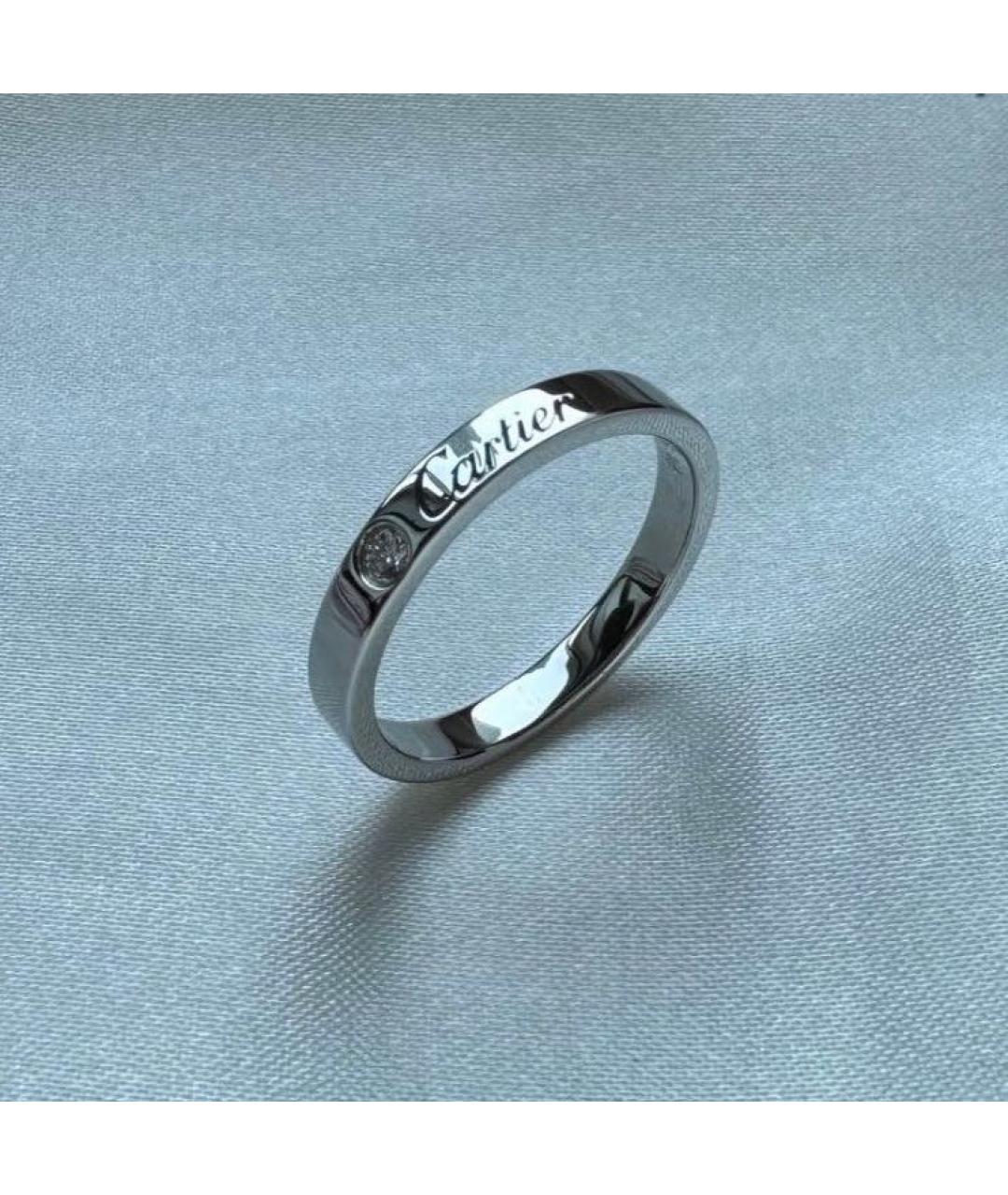 CARTIER Серебряное платиновое кольцо, фото 4