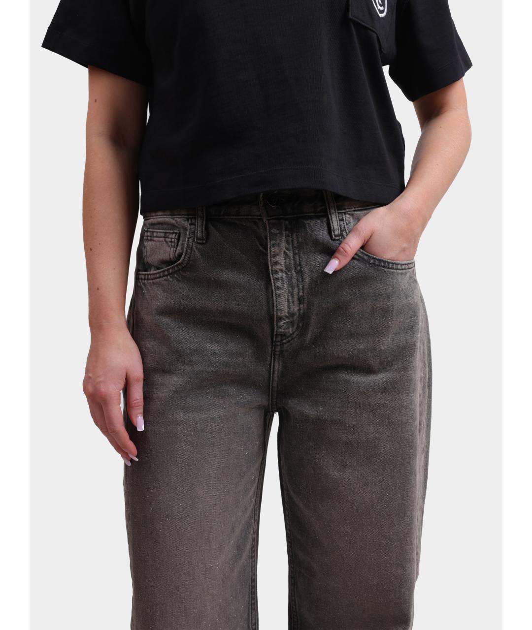 LIU JO Серые прямые джинсы, фото 4