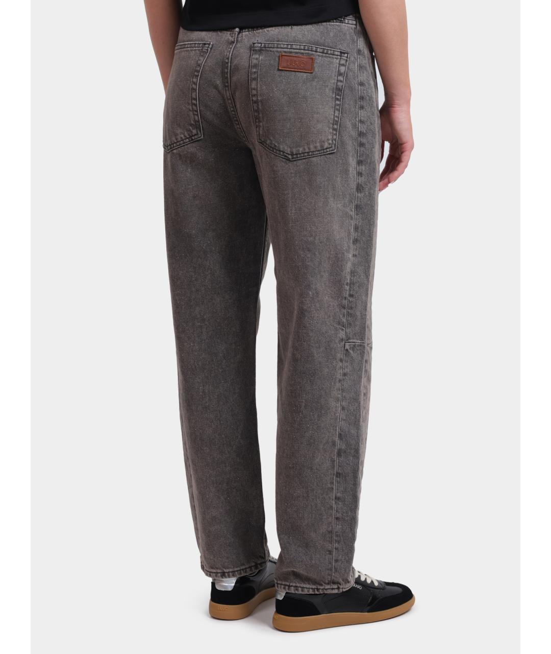 LIU JO Серые прямые джинсы, фото 5