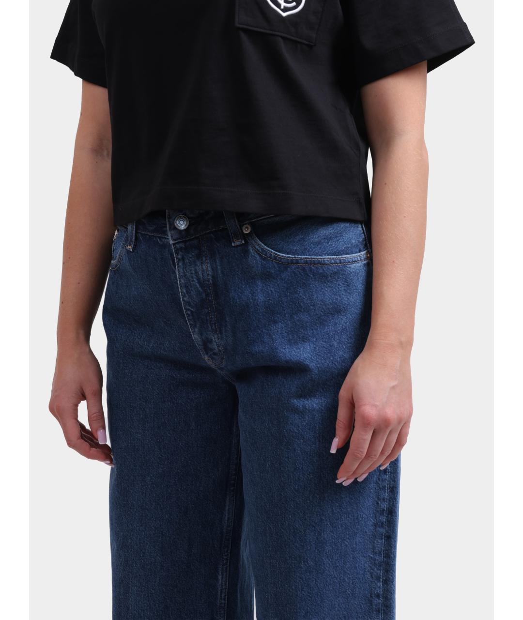 CALVIN KLEIN Синие прямые джинсы, фото 3