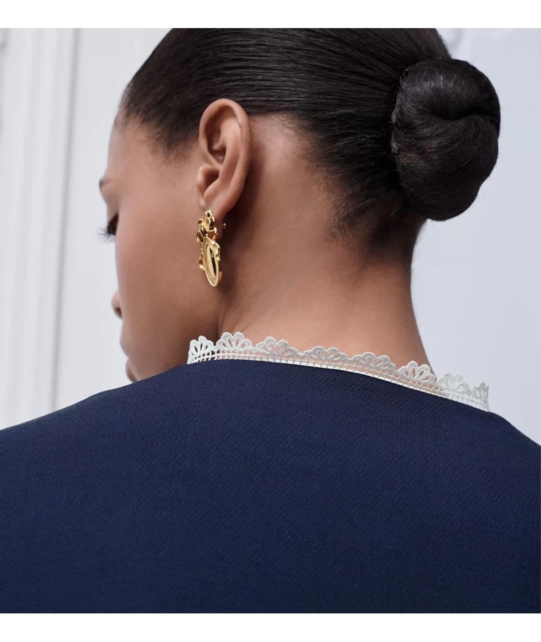 CHRISTIAN DIOR Темно-синий шерстяной жакет/пиджак, фото 4