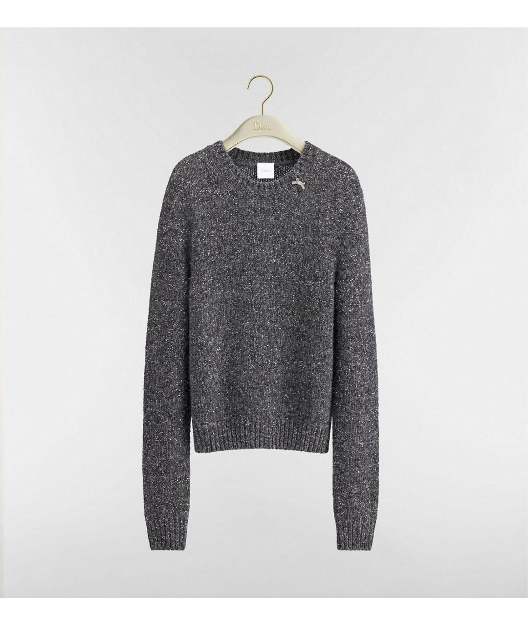 CHRISTIAN DIOR Черный кашемировый джемпер / свитер, фото 4