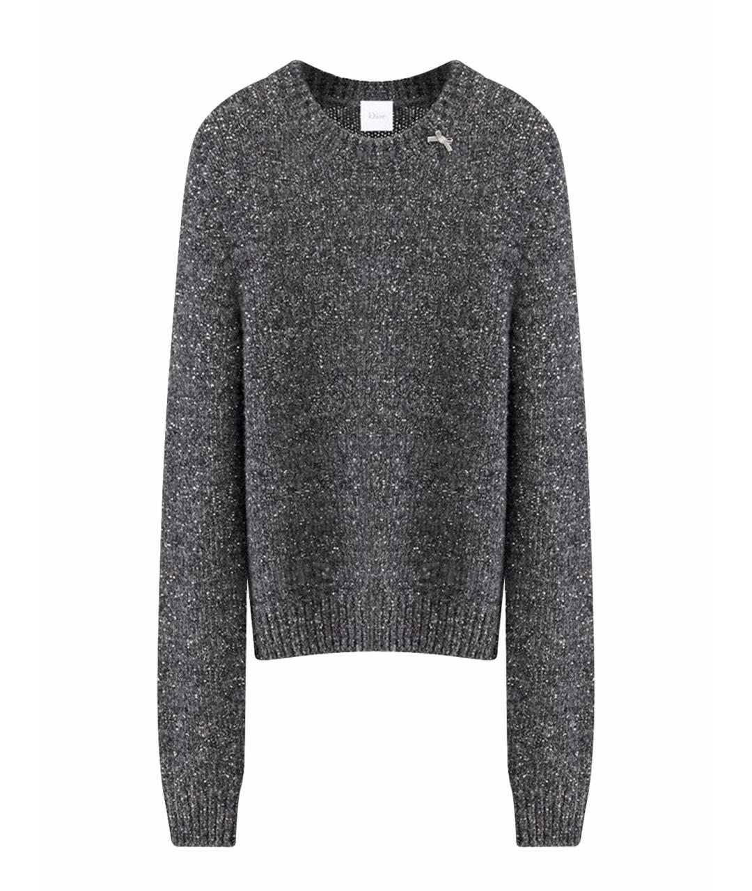 CHRISTIAN DIOR Черный кашемировый джемпер / свитер, фото 1