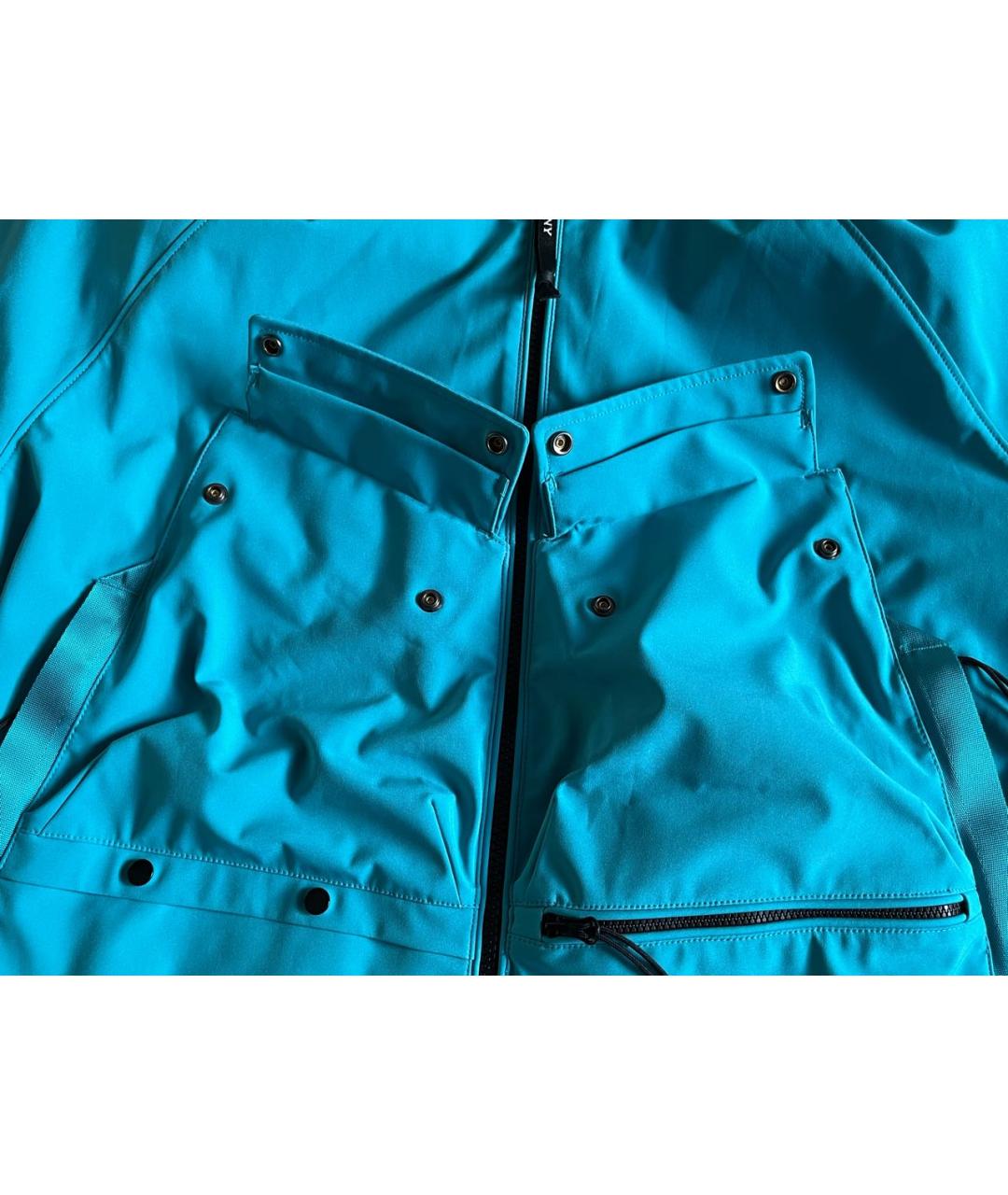 CP COMPANY Бирюзовая полиэстеровая куртка, фото 4