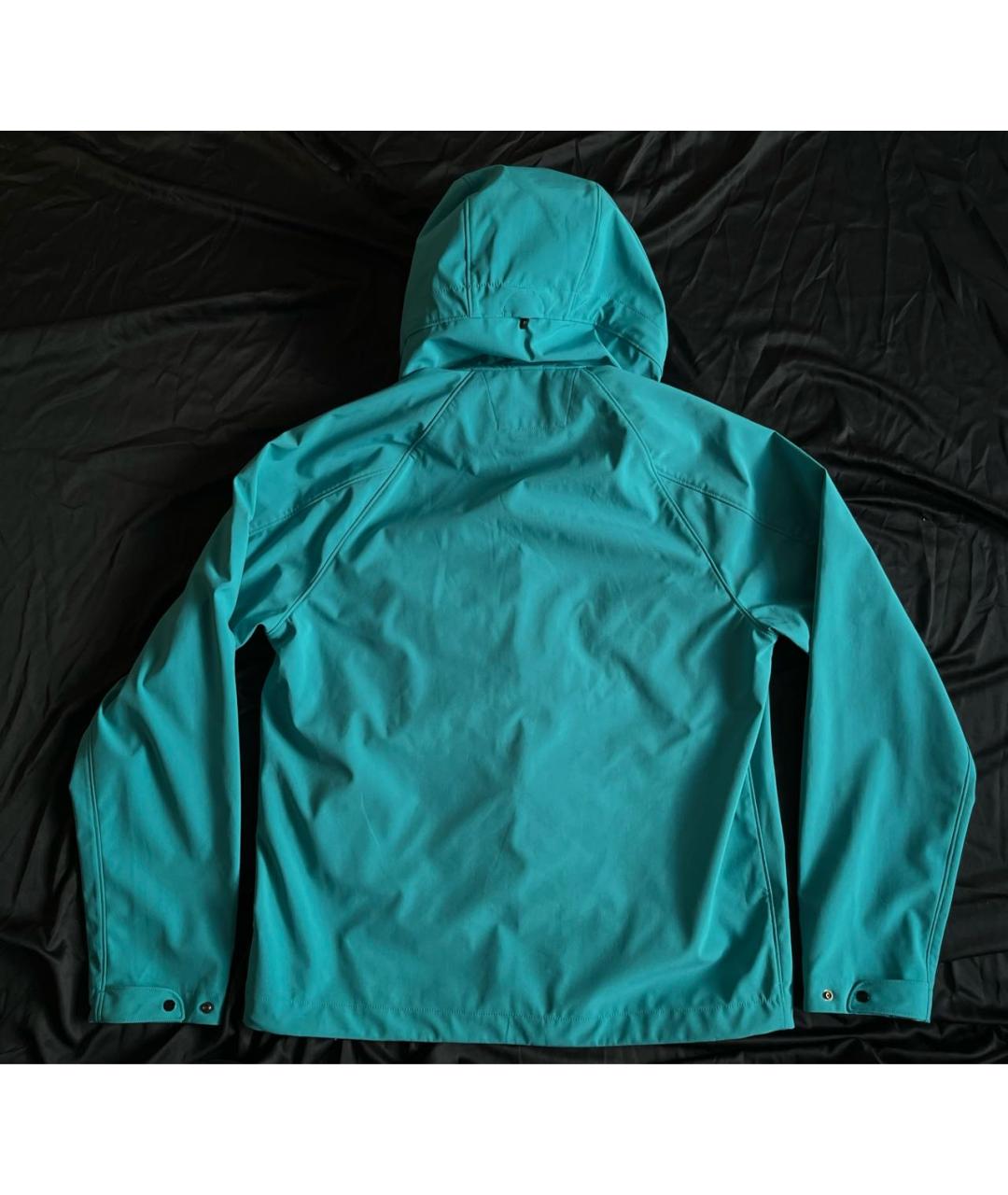 CP COMPANY Бирюзовая полиэстеровая куртка, фото 3