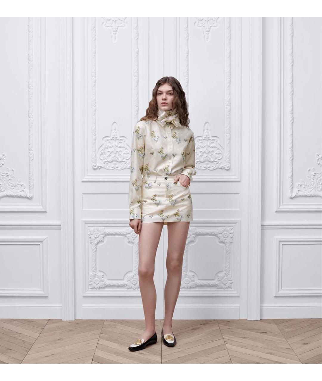 CHRISTIAN DIOR Бежевая блузы, фото 2