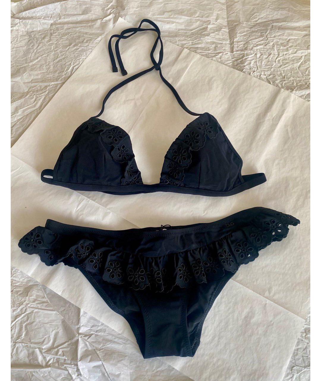 DOLCE&GABBANA Черный полиамидовый купальник, фото 4