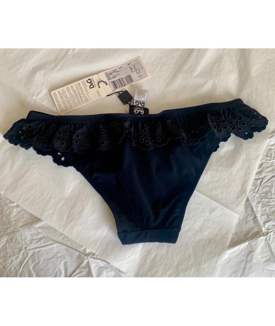 DOLCE&GABBANA Черный полиамидовый купальник, фото 3