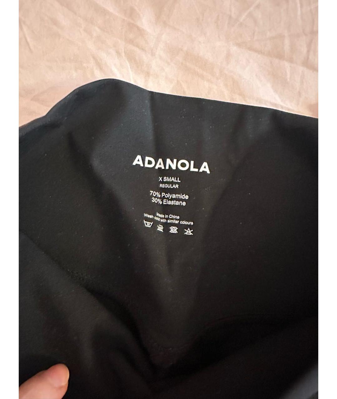 Adanola Черные полиамидовые спортивные брюки и шорты, фото 3