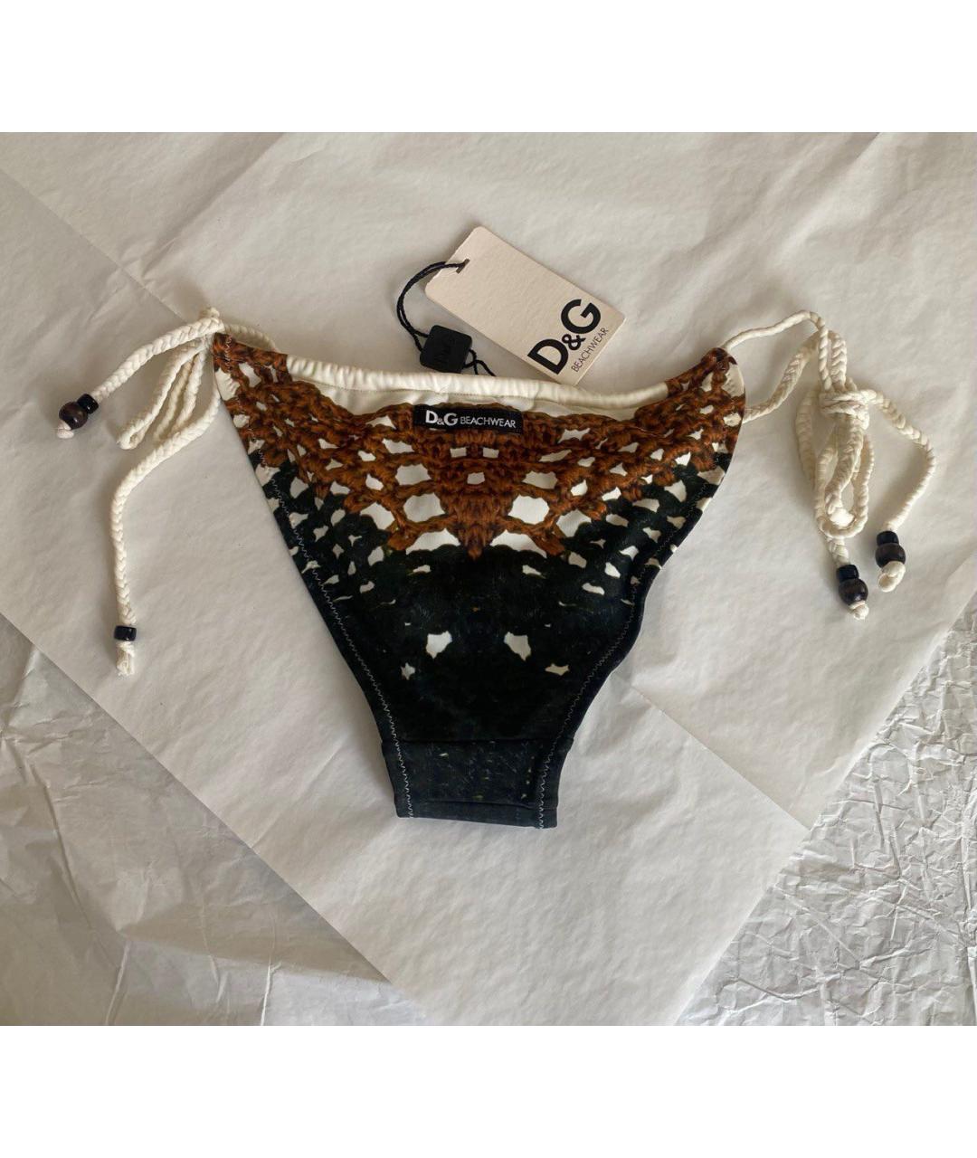 DOLCE&GABBANA Мульти полиамидовый купальник, фото 3