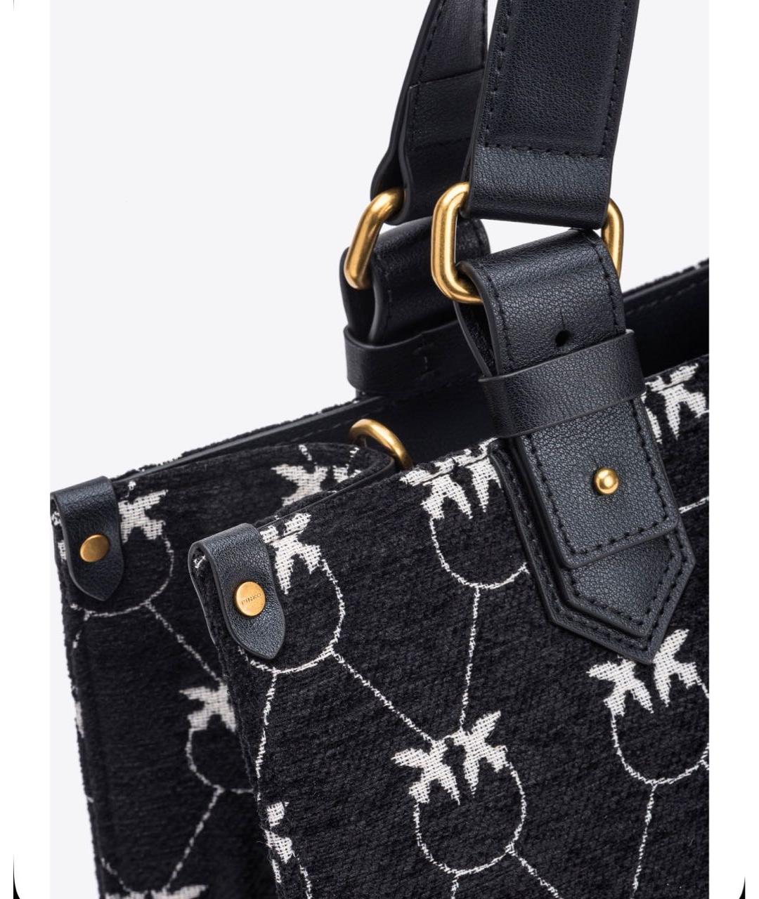 PINKO Мульти жаккардовая сумка тоут, фото 4