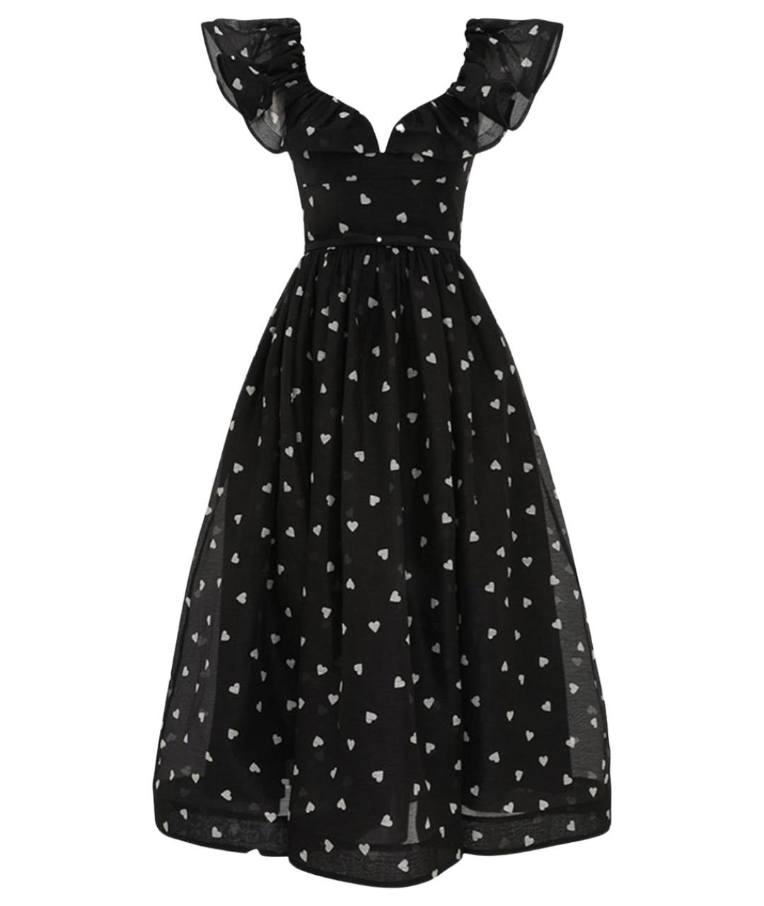 ZIMMERMANN Черный шелковый сарафан, фото 1