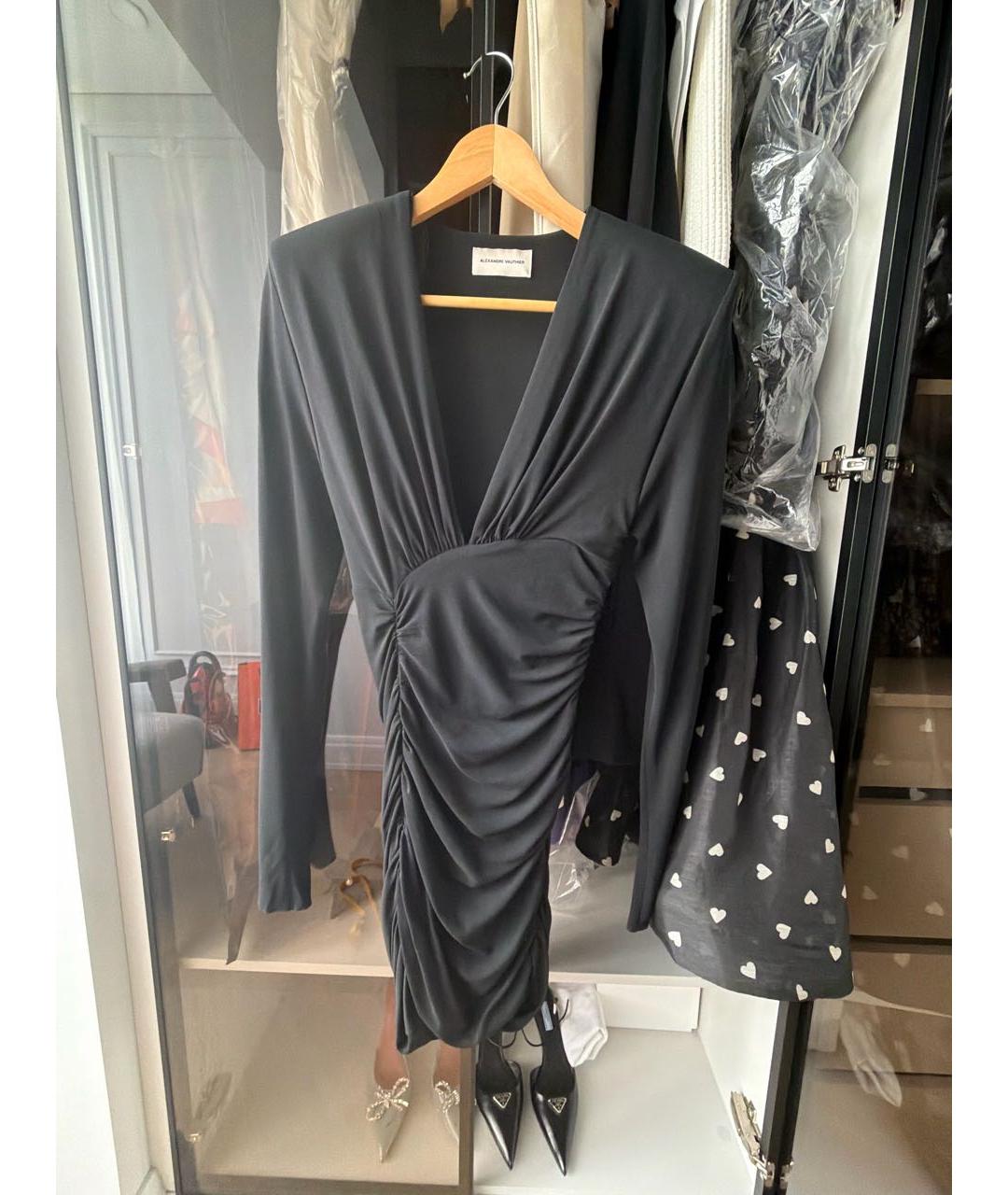 ALEXANDRE VAUTHIER Черное коктейльное платье, фото 5