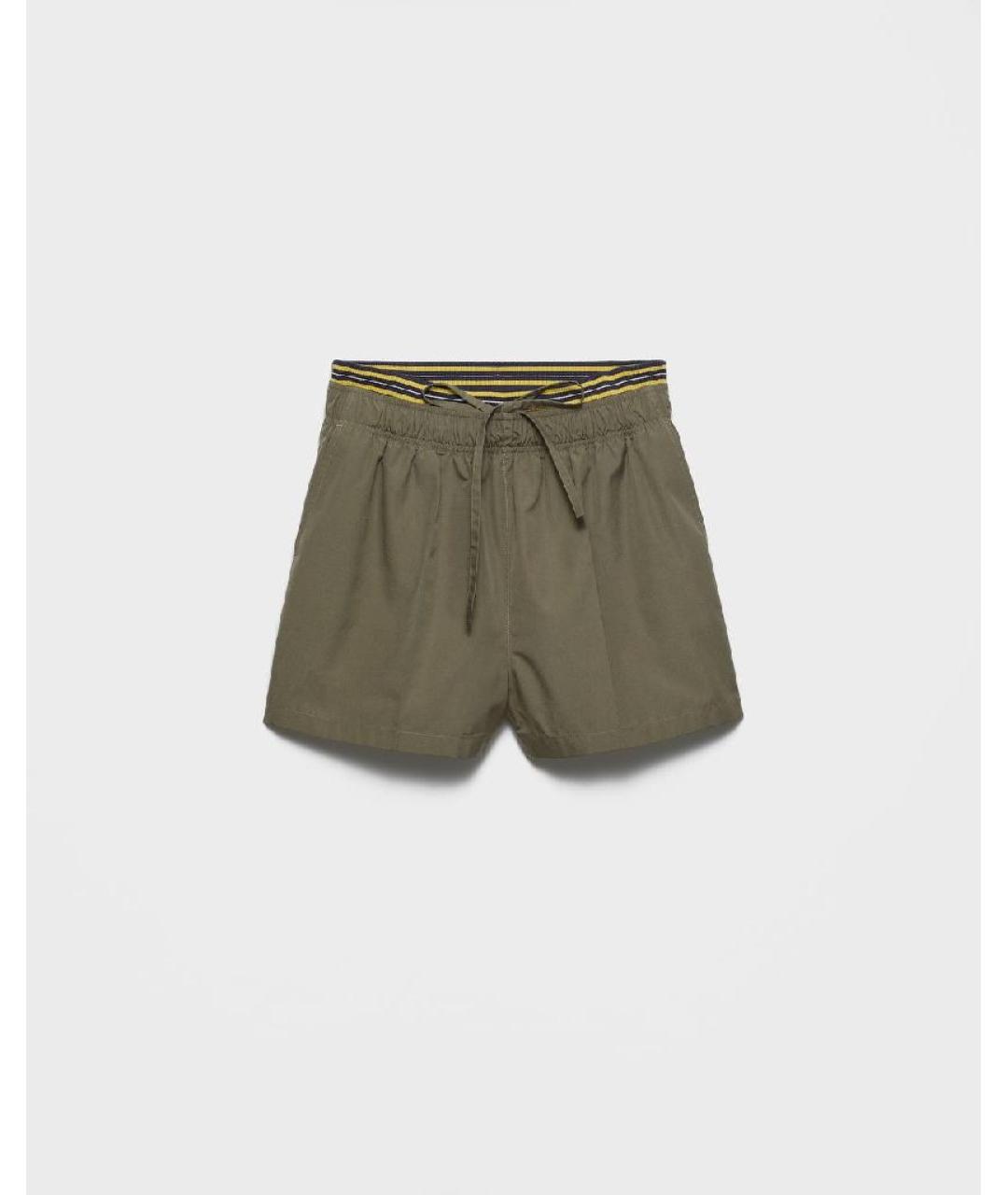PRADA Хаки хлопковые шорты, фото 7