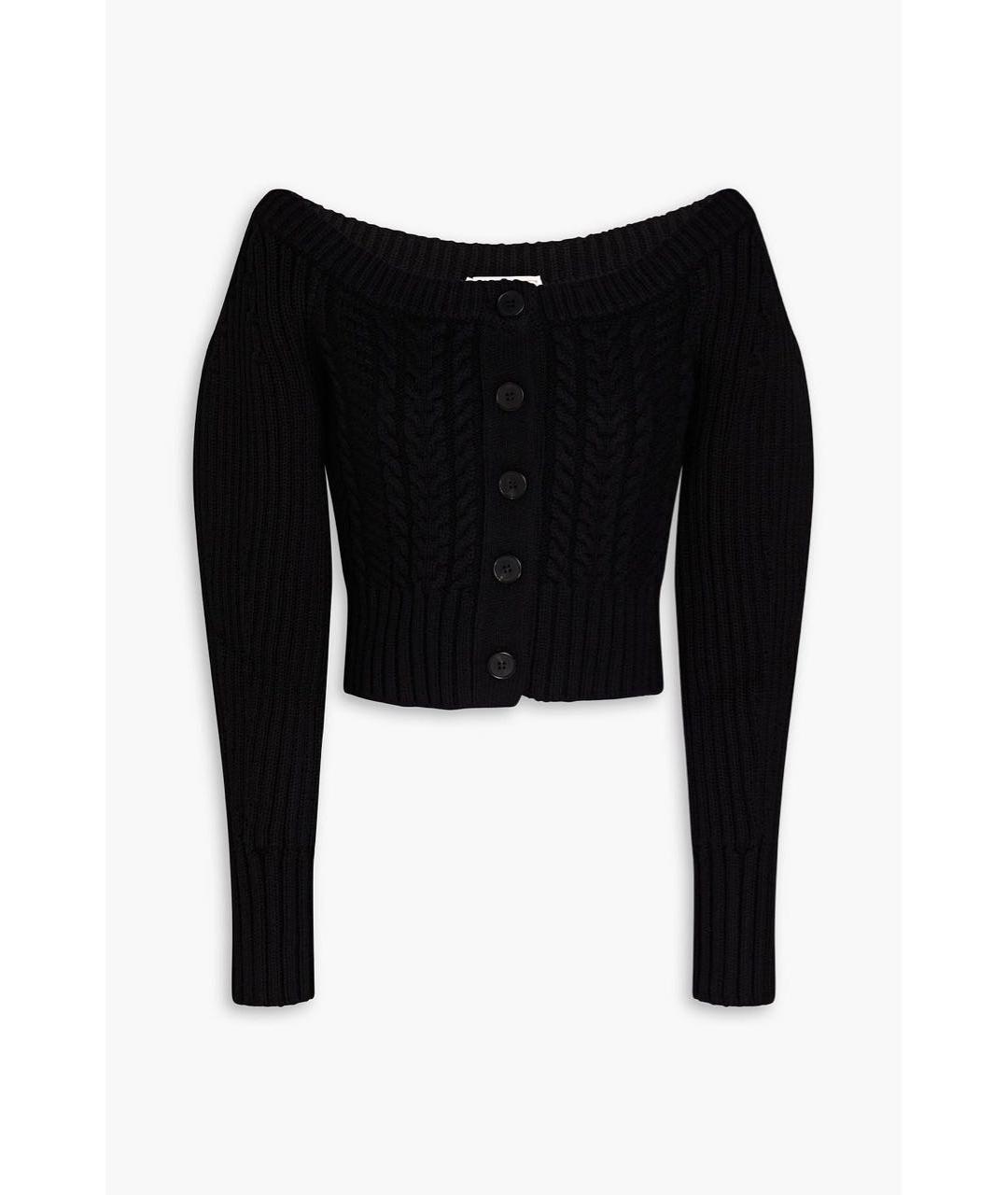 ALEXANDER MCQUEEN Черный шерстяной джемпер / свитер, фото 9